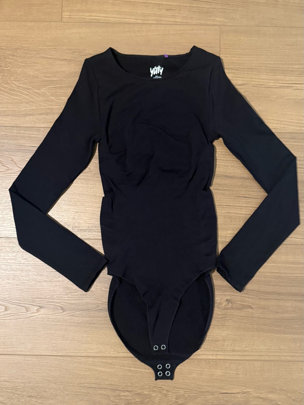 Fabletics Yitty Black Long Sleeve Body Suit